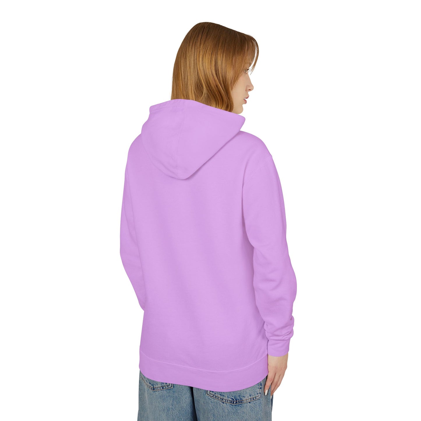 Unisex Lightweight Hooded Sweatshirt - 'Human Connection' Design - Casual Comfort for Every Occasion