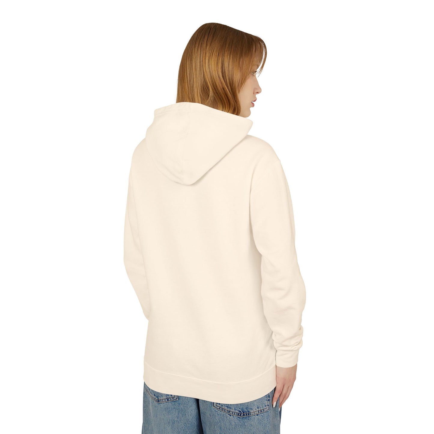 Unisex Lightweight Hooded Sweatshirt - 'Human Connection' Design - Casual Comfort for Every Occasion