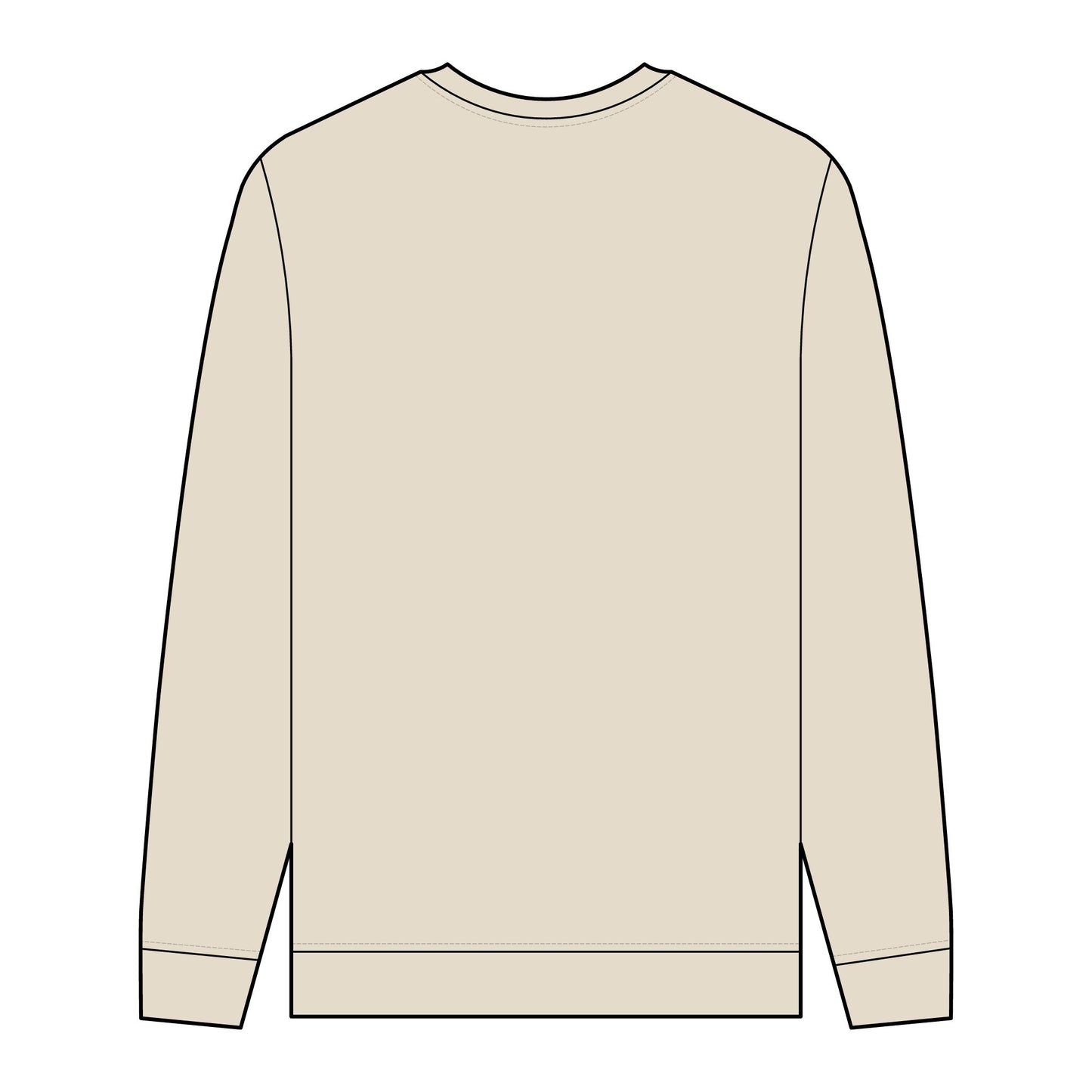 Men's Organic Sweatshirt - "Human Connection" Eco-Friendly Comfort
