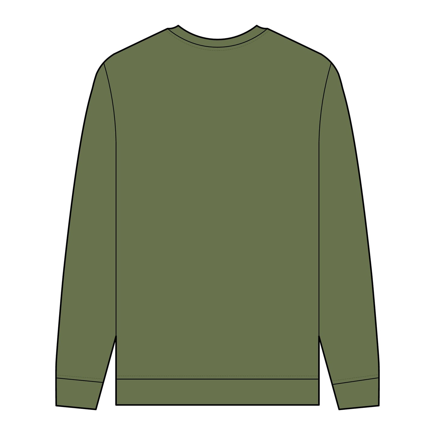 Men's Organic Sweatshirt - "Human Connection" Eco-Friendly Comfort