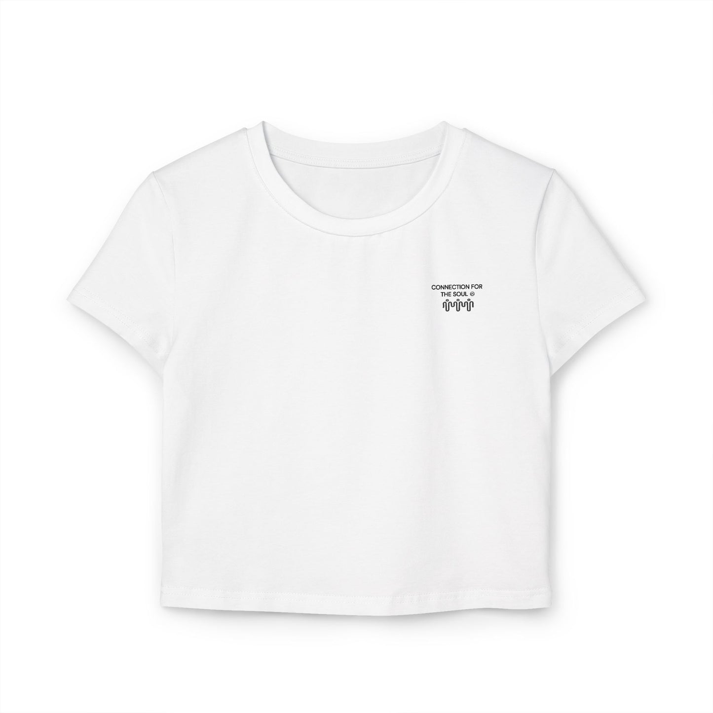 Women's Baby Tee - Connection for the Soul Graphic Tee for Casual Vibes
