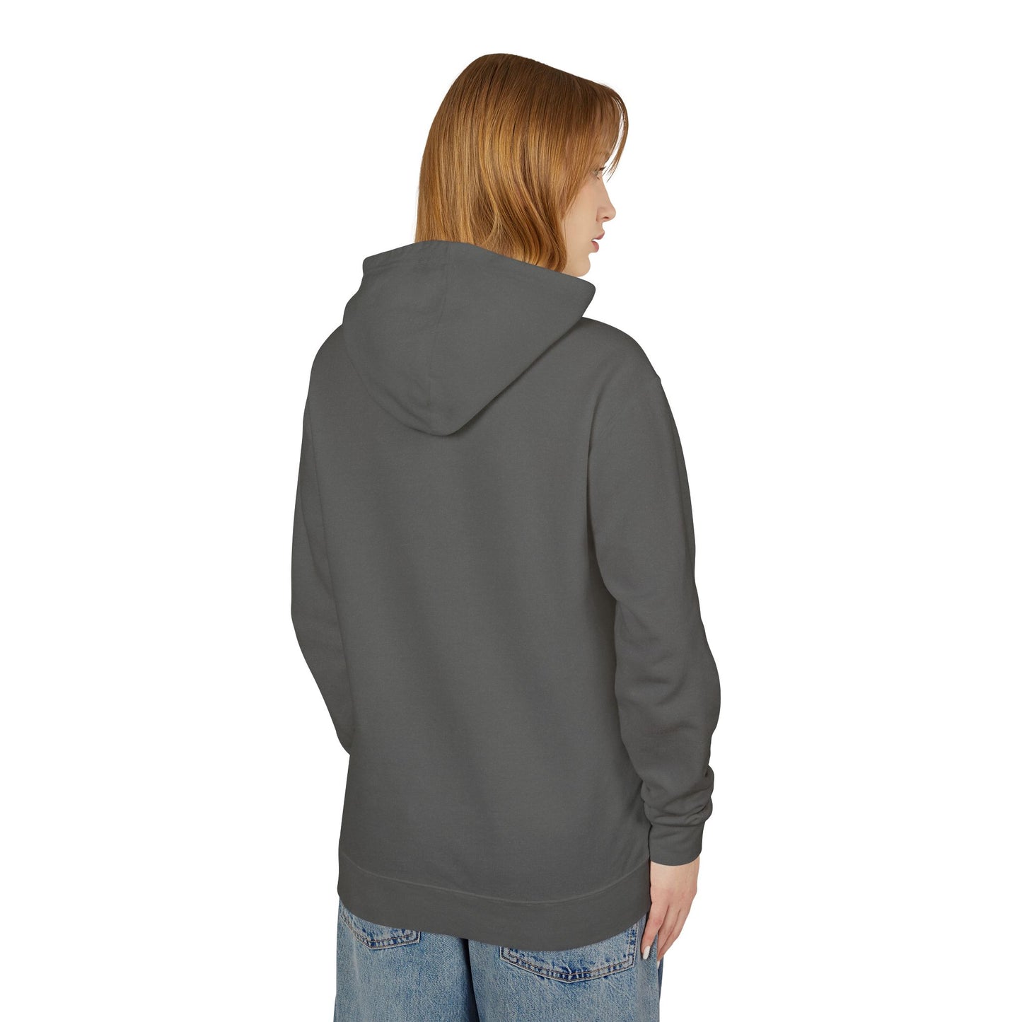Unisex Lightweight Hooded Sweatshirt - 'Human Connection' Design - Casual Comfort for Every Occasion