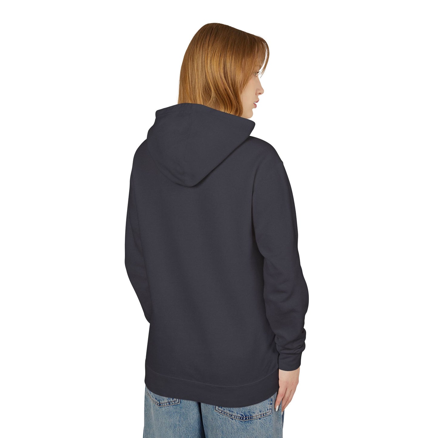 Unisex Lightweight Hooded Sweatshirt - 'Human Connection' Design - Casual Comfort for Every Occasion