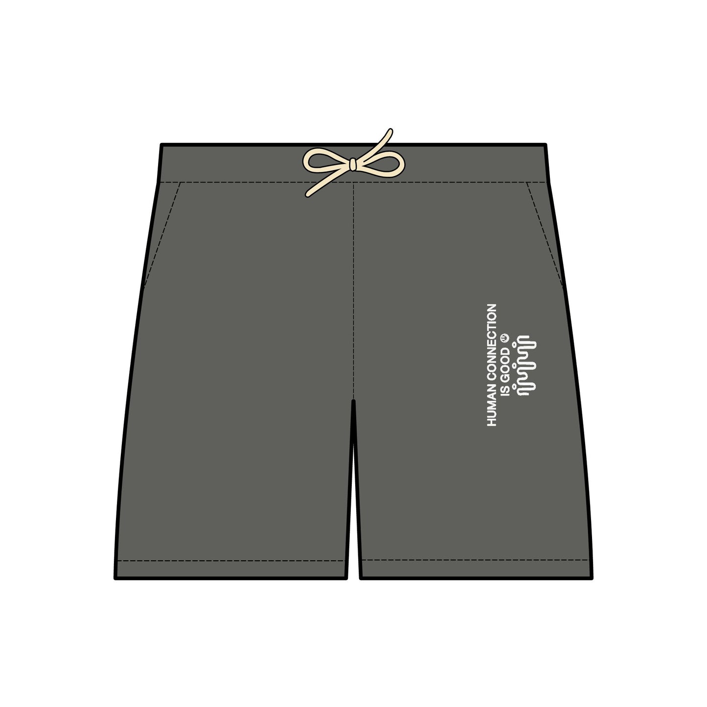 Human Connection Fleece Sweat Shorts for Comfort & Style