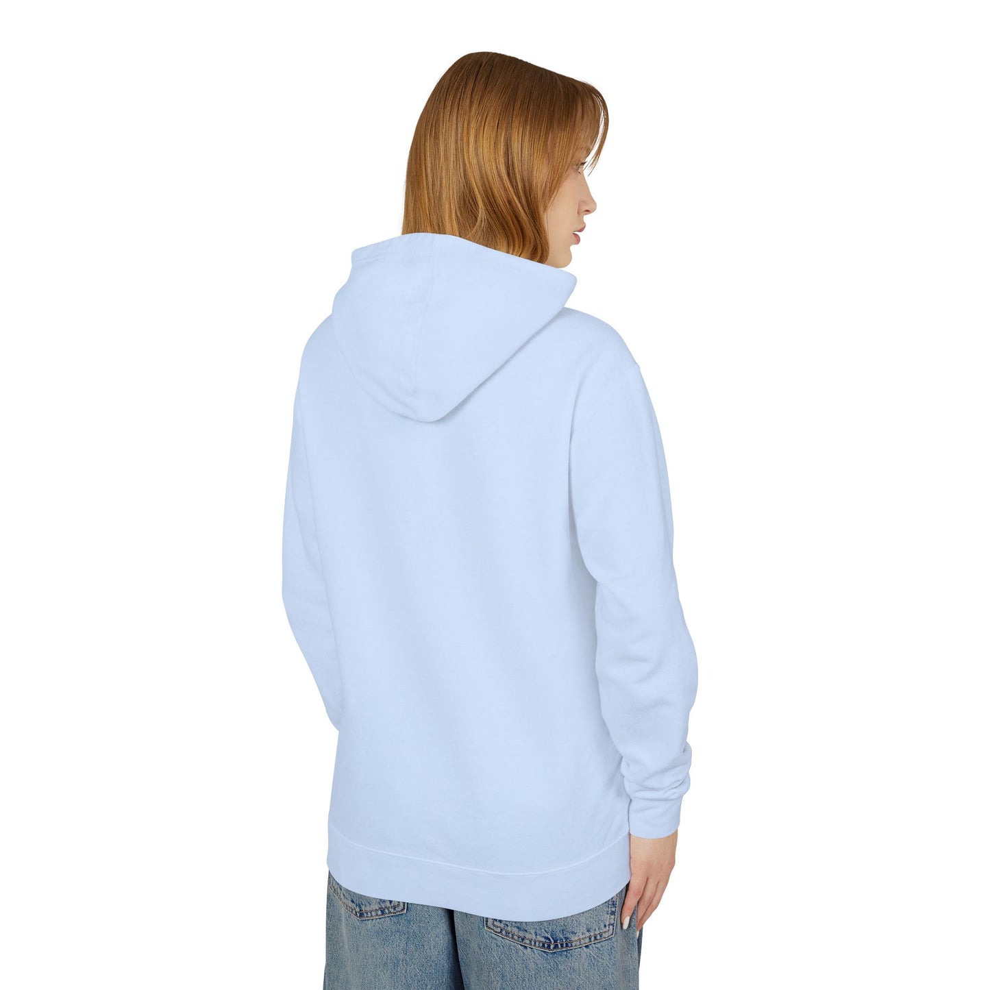 Unisex Lightweight Hooded Sweatshirt - 'Human Connection' Design - Casual Comfort for Every Occasion