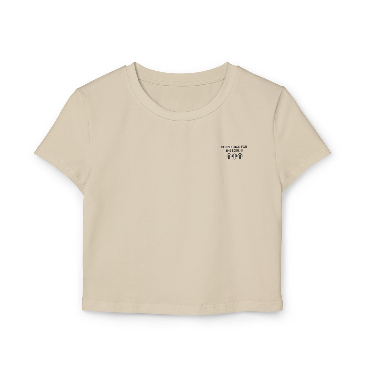 Women's Baby Tee - Connection for the Soul Graphic Tee for Casual Vibes