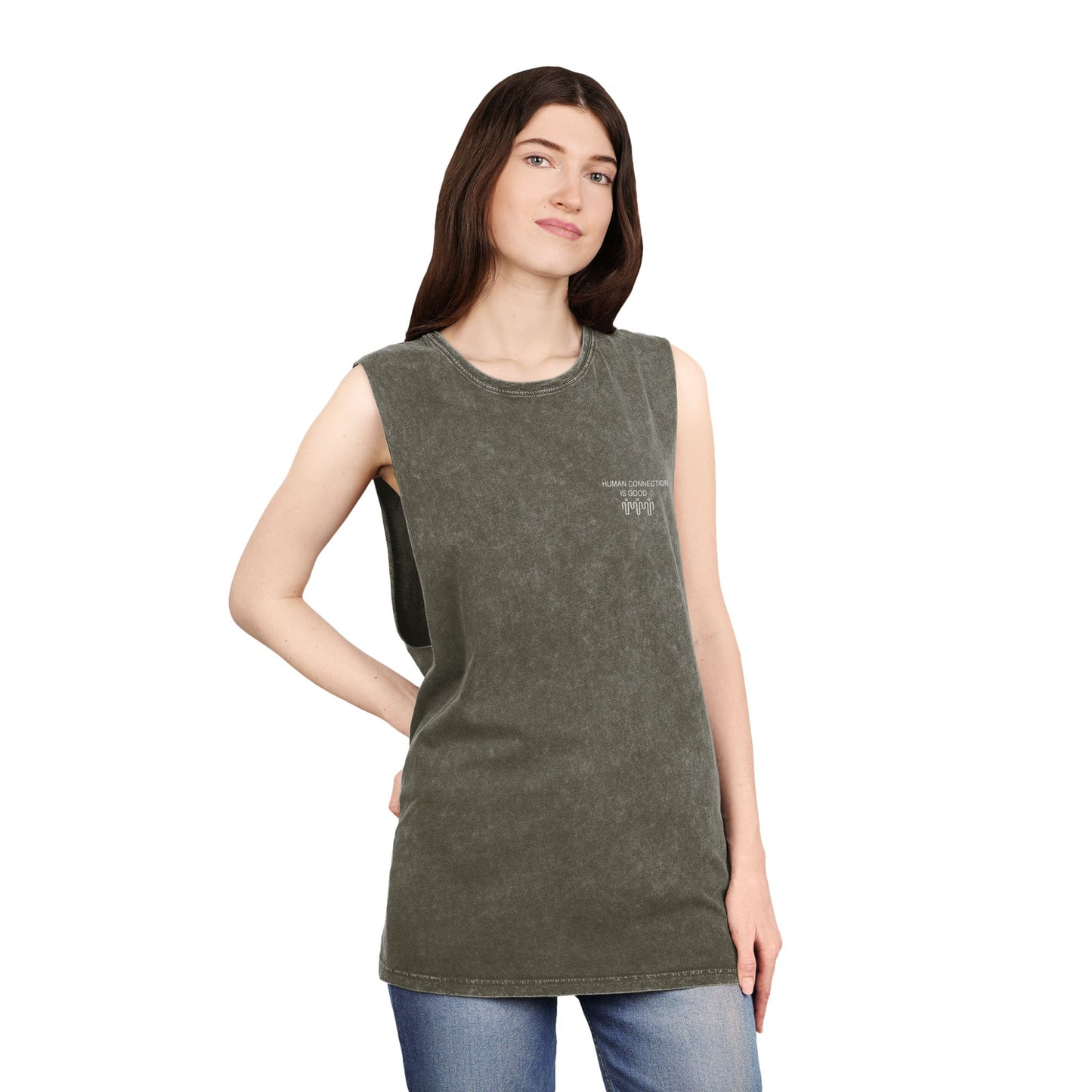 Unisex Stonewash Tank Top - Casual Summer Essential for Comfort & Style