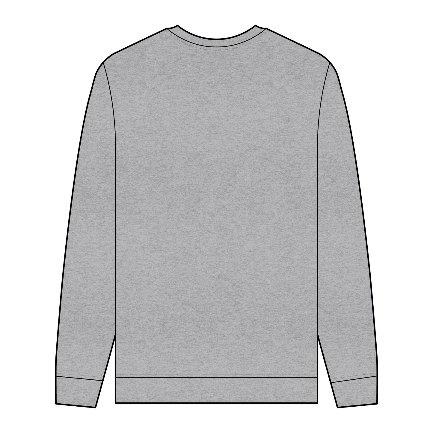 Men's Organic Sweatshirt - "Human Connection" Eco-Friendly Comfort