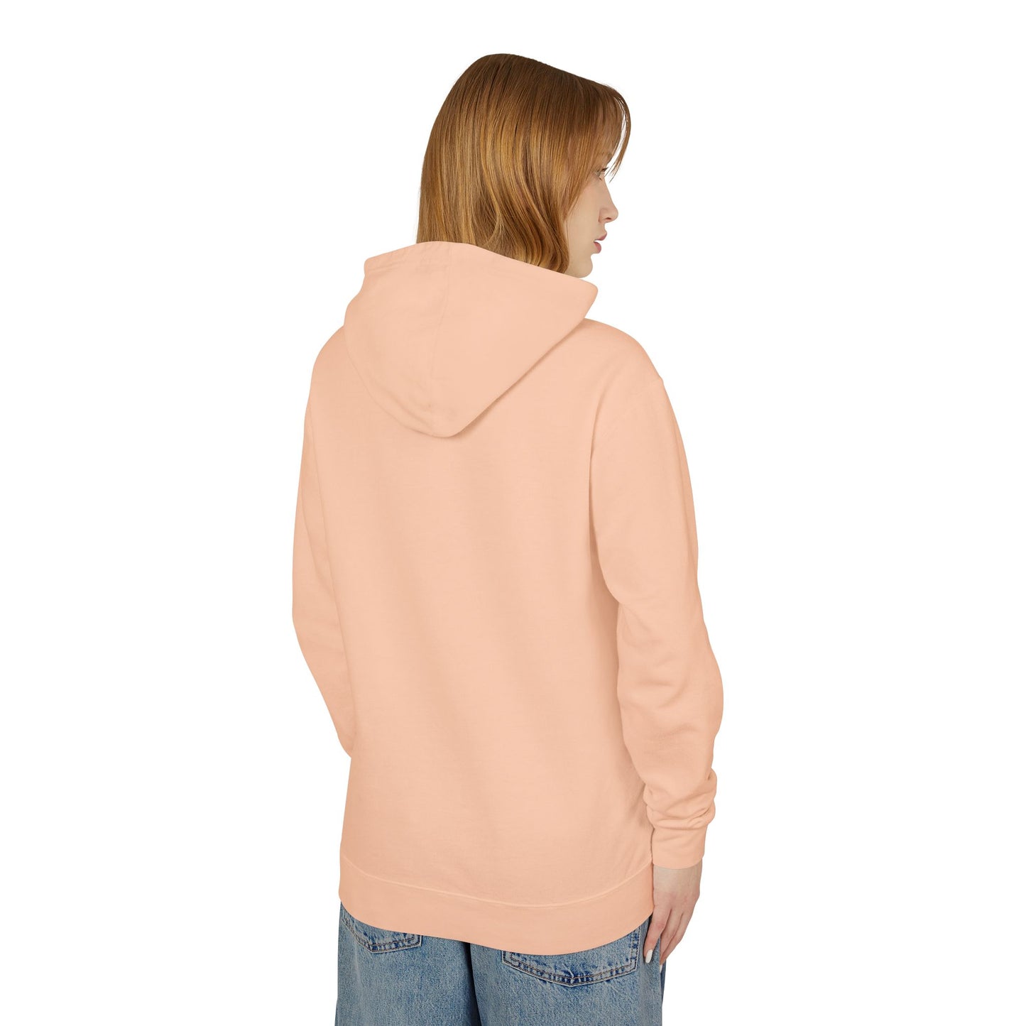 Unisex Lightweight Hooded Sweatshirt - 'Human Connection' Design - Casual Comfort for Every Occasion