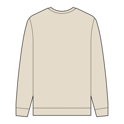 Men's Organic Sweatshirt - "Human Connection" Eco-Friendly Comfort