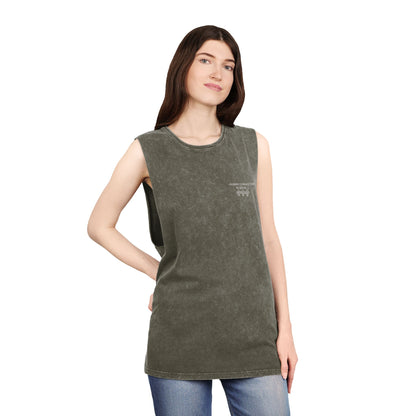 Unisex Stonewash Tank Top - Casual Summer Essential for Comfort & Style